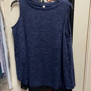 Cold shoulder blouse